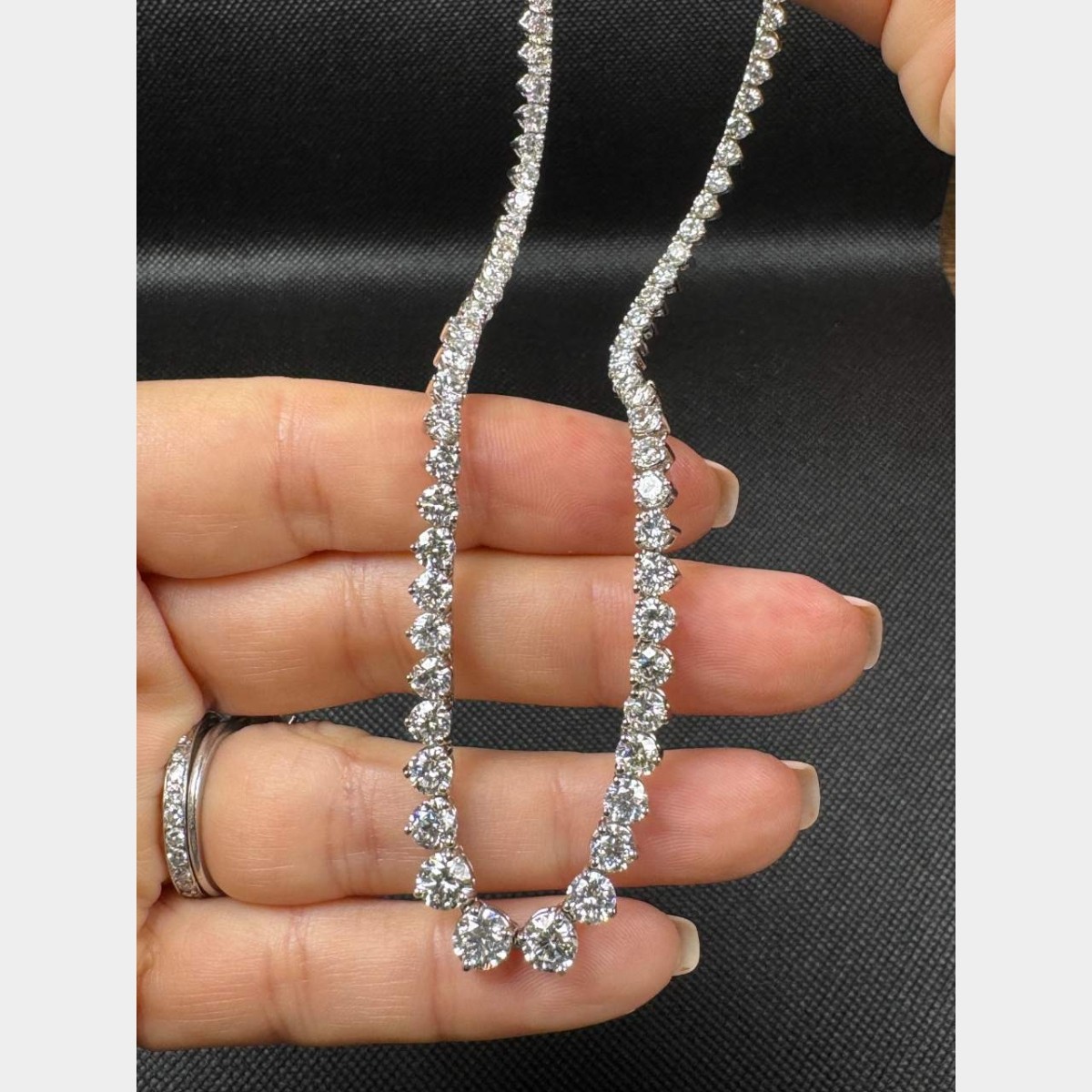 Diamond and 14K Riviera Necklace