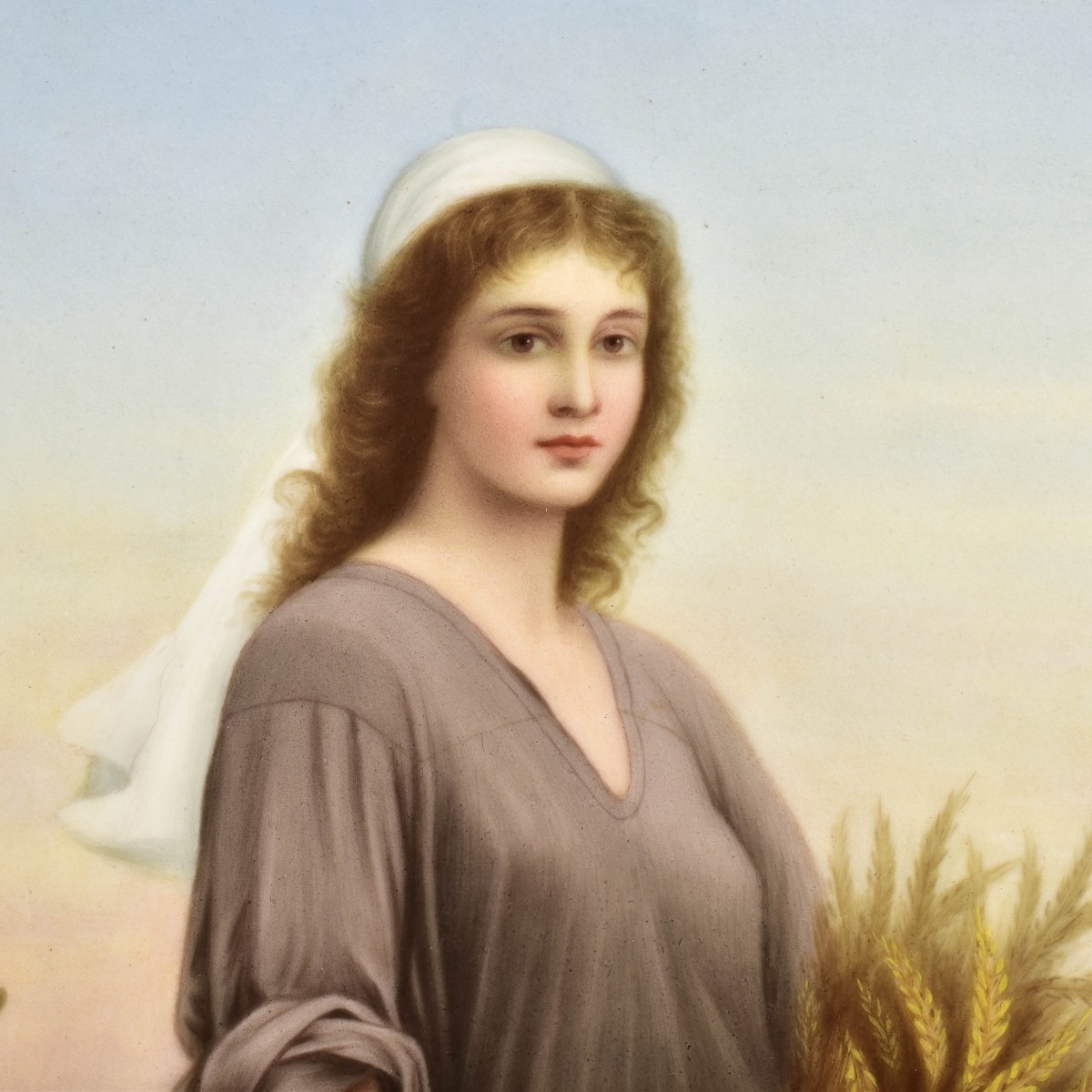 19th Century Hand Painted Porcelain Plaque