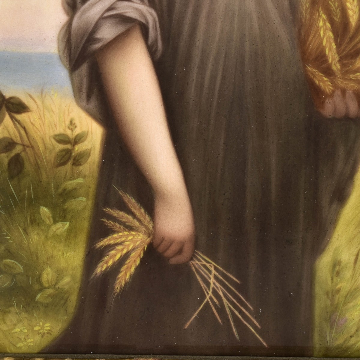 19th Century Hand Painted Porcelain Plaque