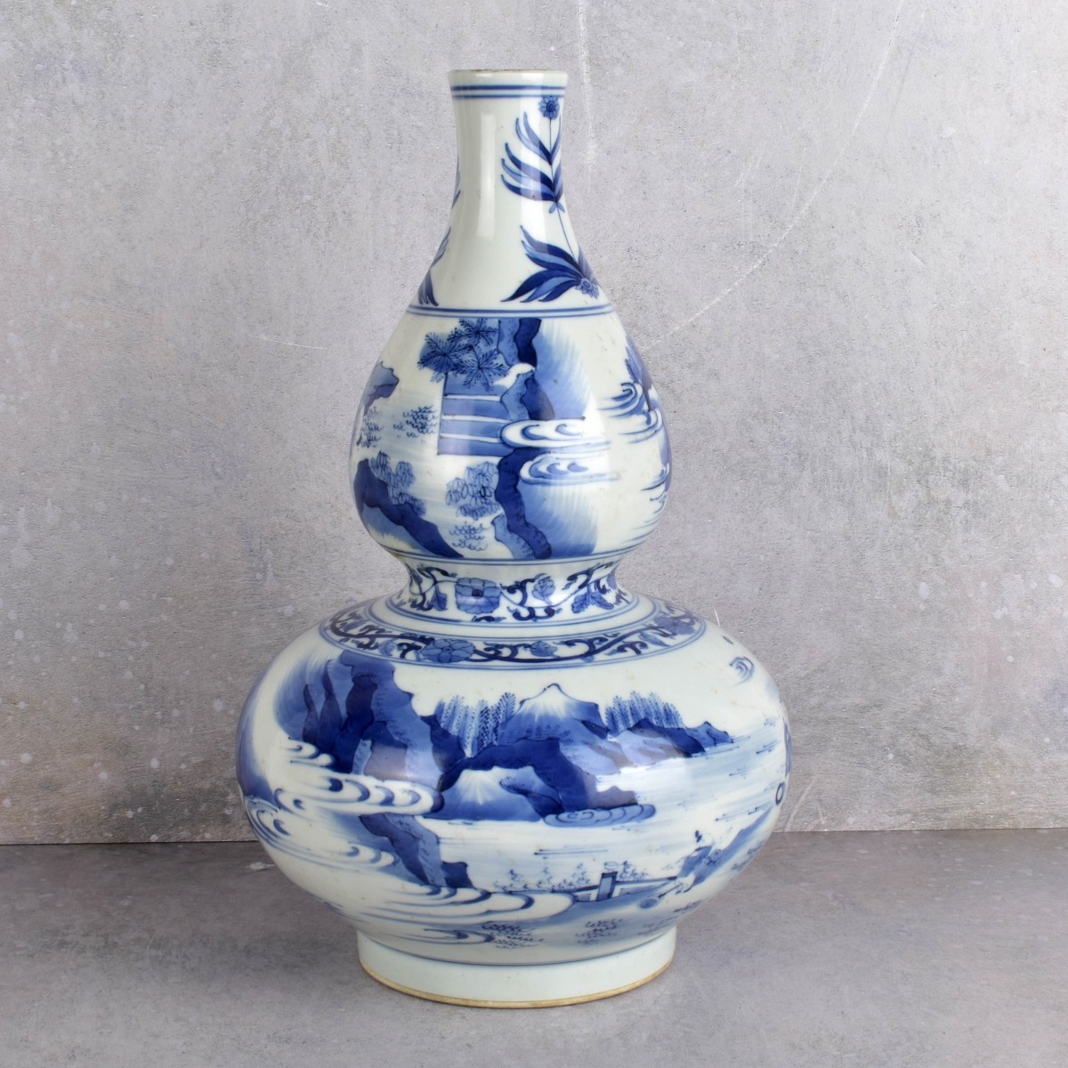 Chinese Blue and White Double-Gourd Vase
