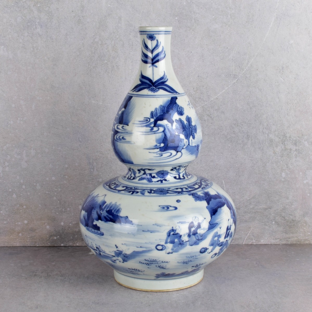 Chinese Blue and White Double-Gourd Vase