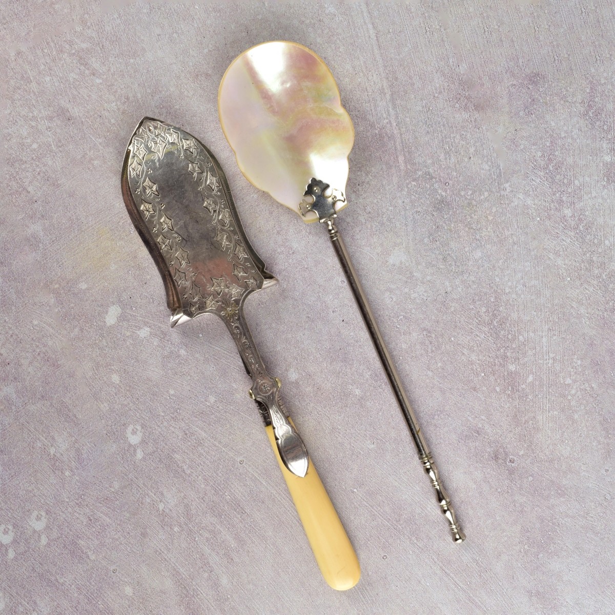Box Lot of Silver Serving Pieces