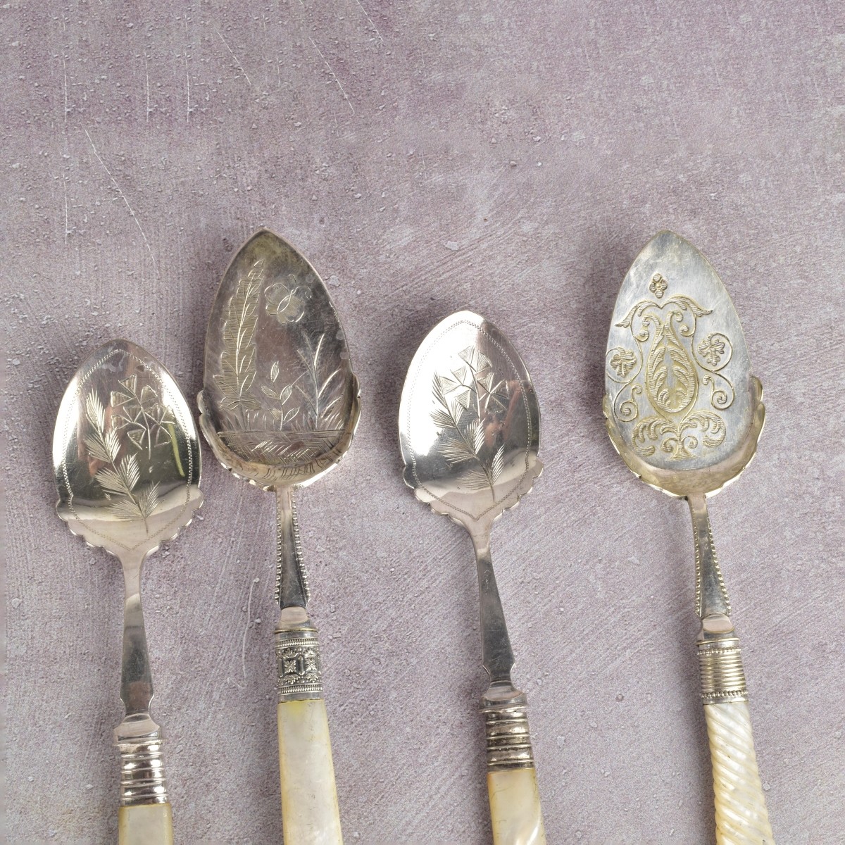 Box Lot of Silver Serving Pieces