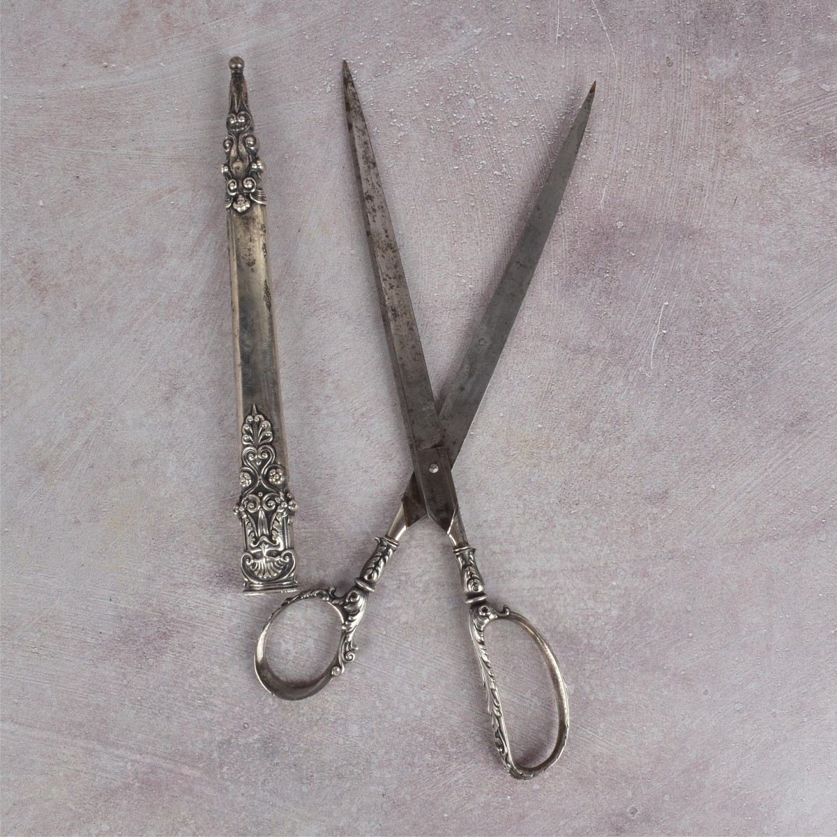 Silver Page Turner and Silver Plated Items.