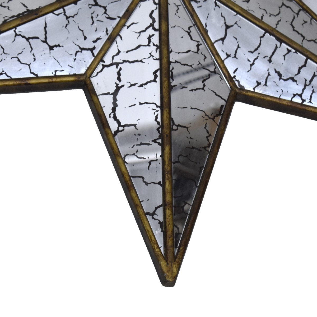 Large Painted Star Mirror