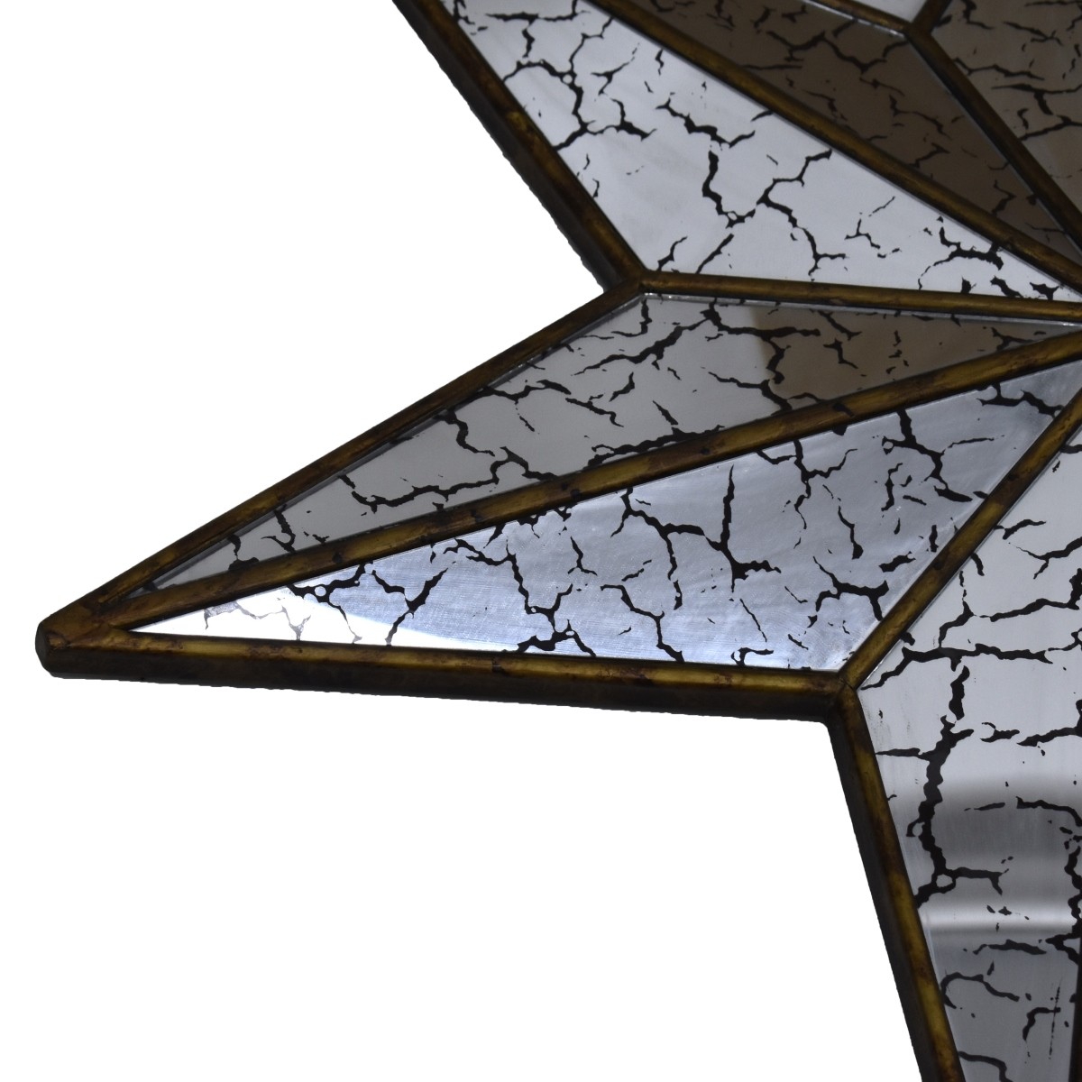 Large Painted Star Mirror