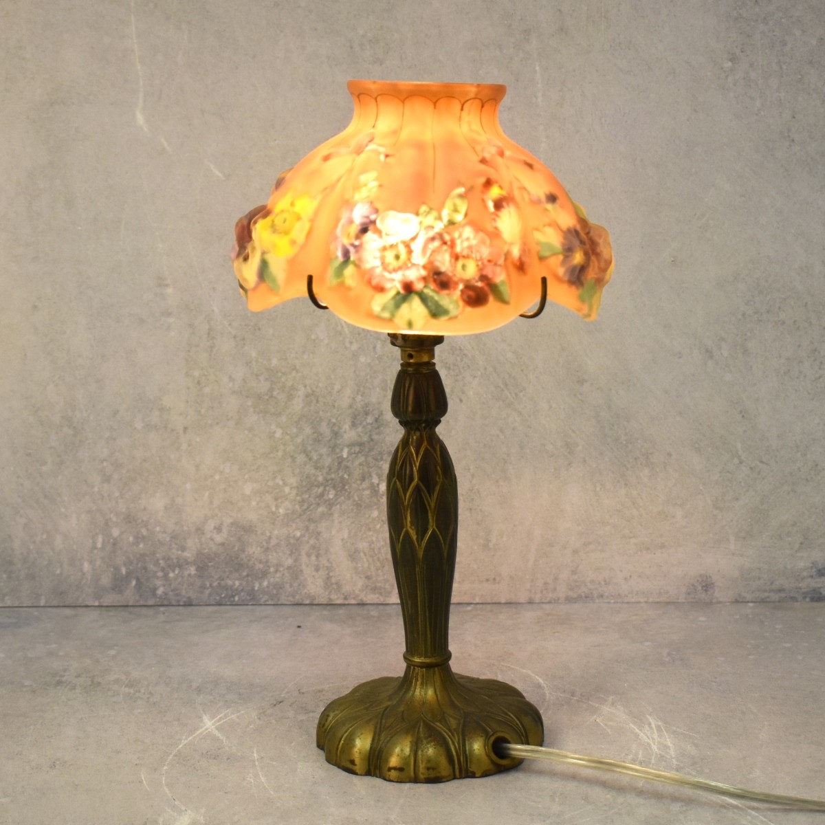 Pairpoint Puffy Shade Budoir Lamp