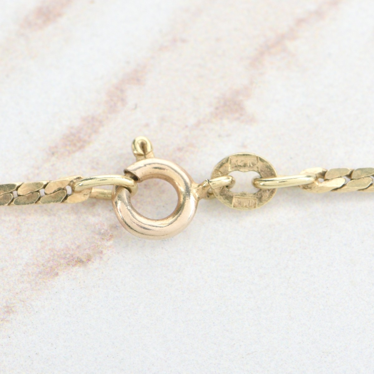Diamond and 14K Pendant Necklace
