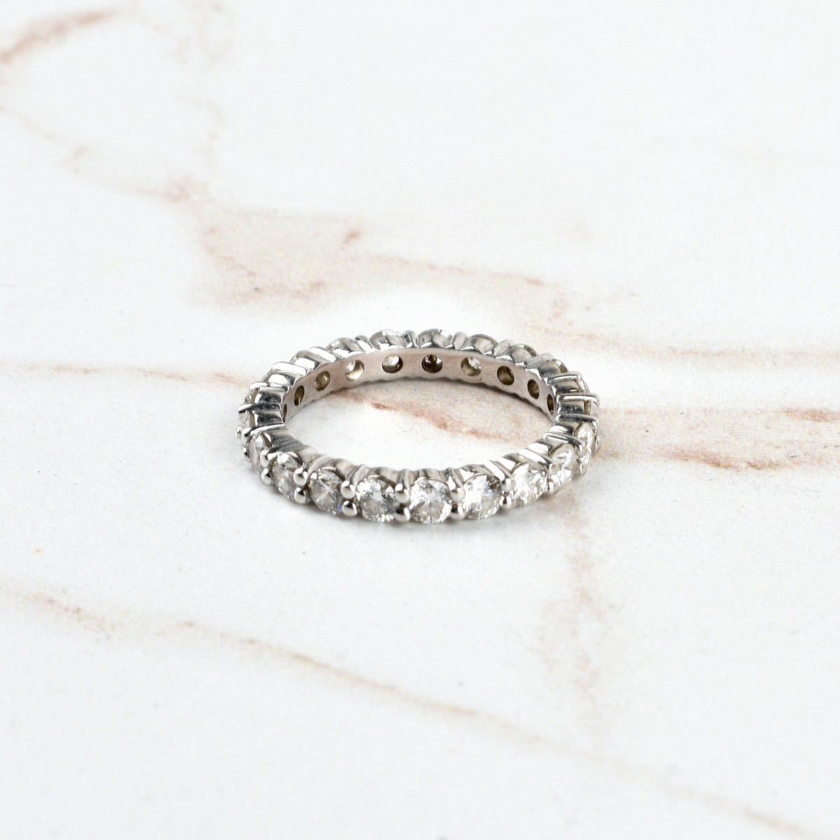 Diamond and 14K Band