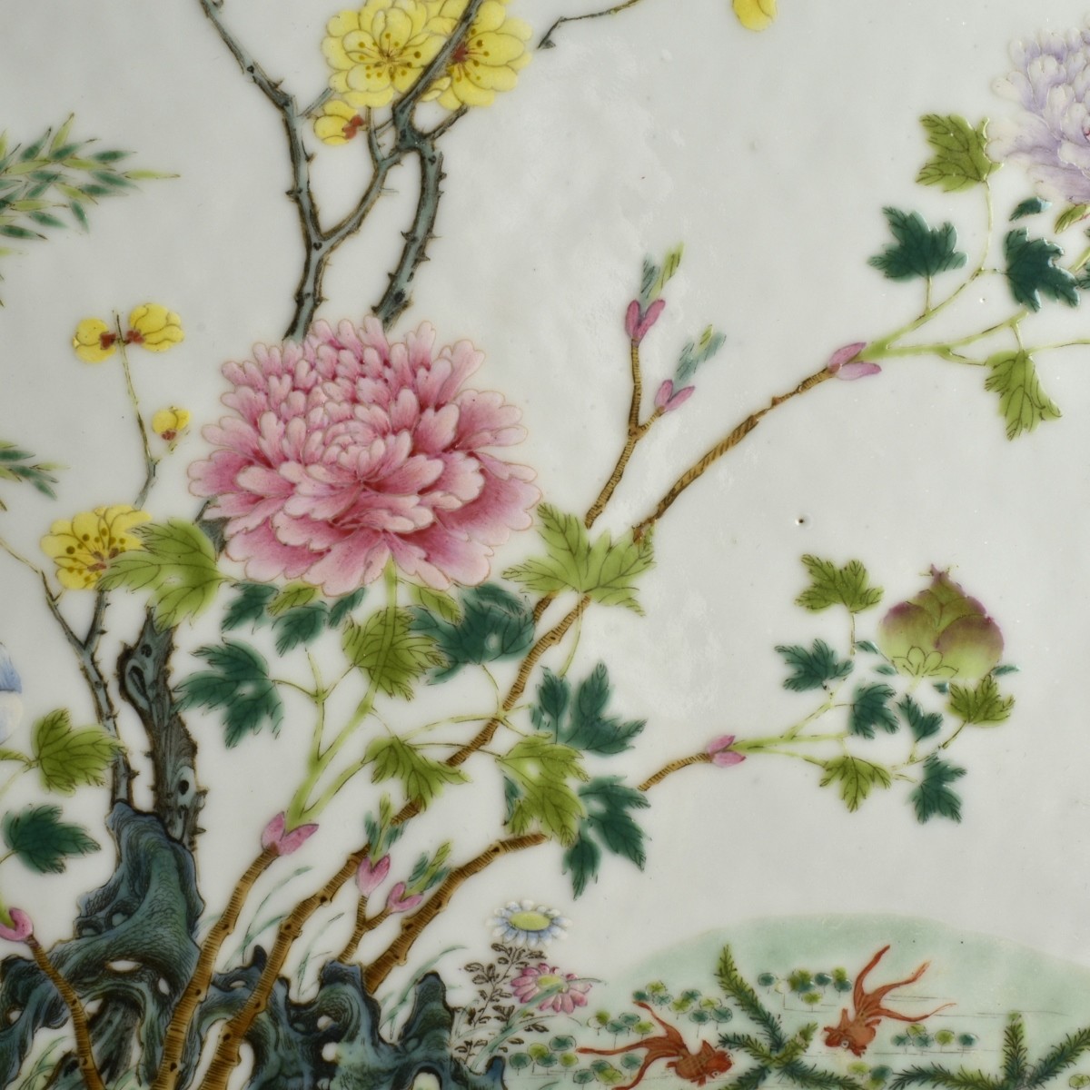 Chinese Guangxu Porcelain Table Screen