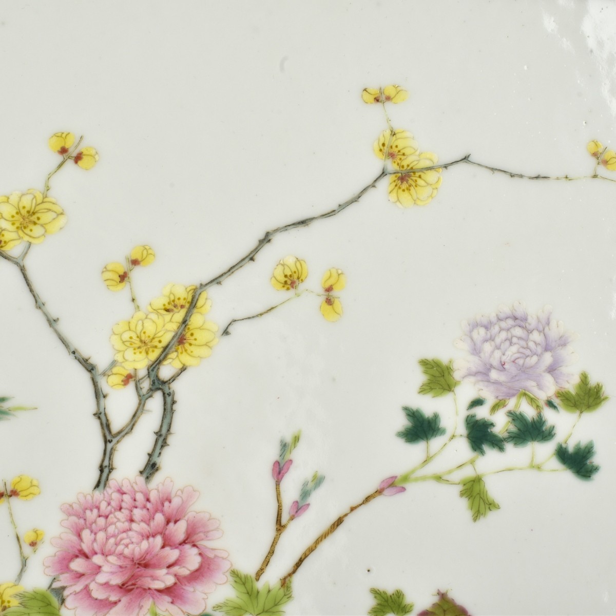 Chinese Guangxu Porcelain Table Screen