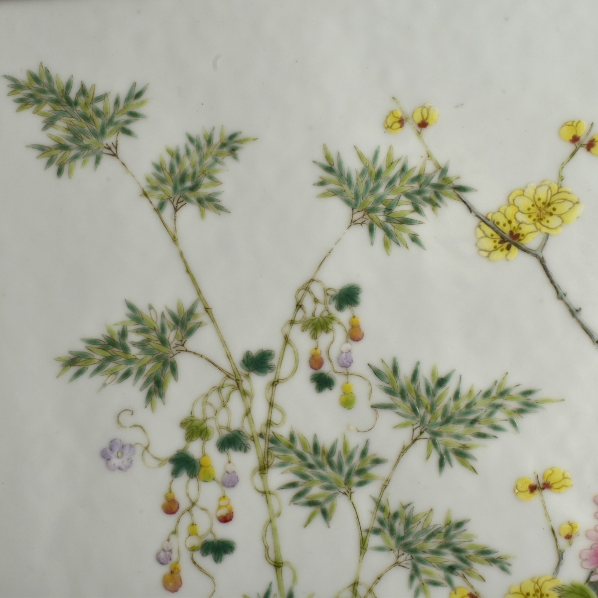 Chinese Guangxu Porcelain Table Screen