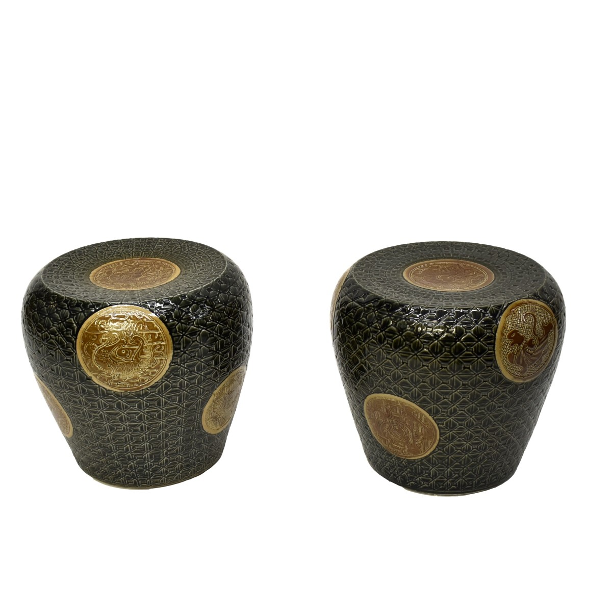 Chinese Garden Porcelain Seats