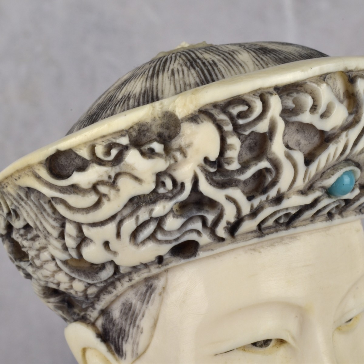 Vintage Carved Polychromed Figure