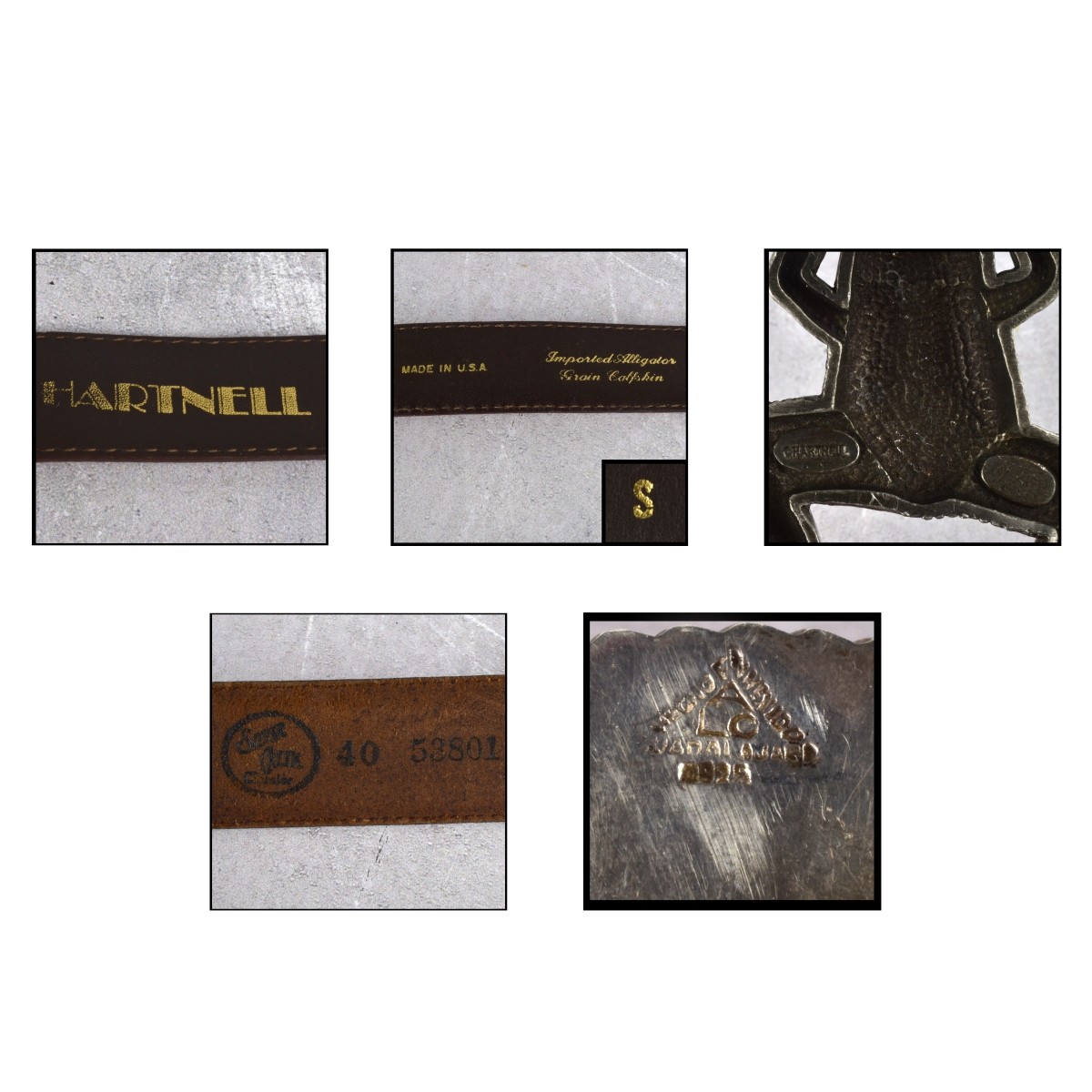 Three(3) Designer Western Belts