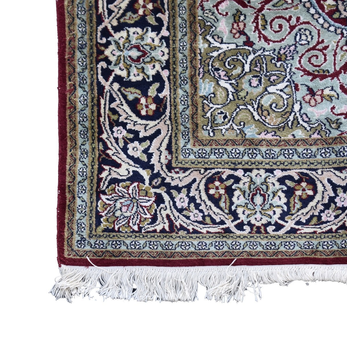 Semi-Antique Silk Rug