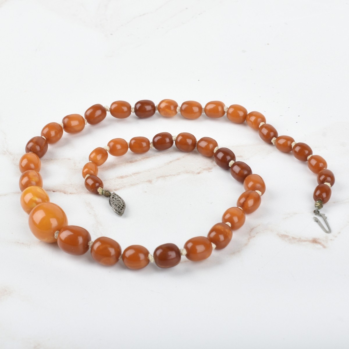 Amber Bead Necklace