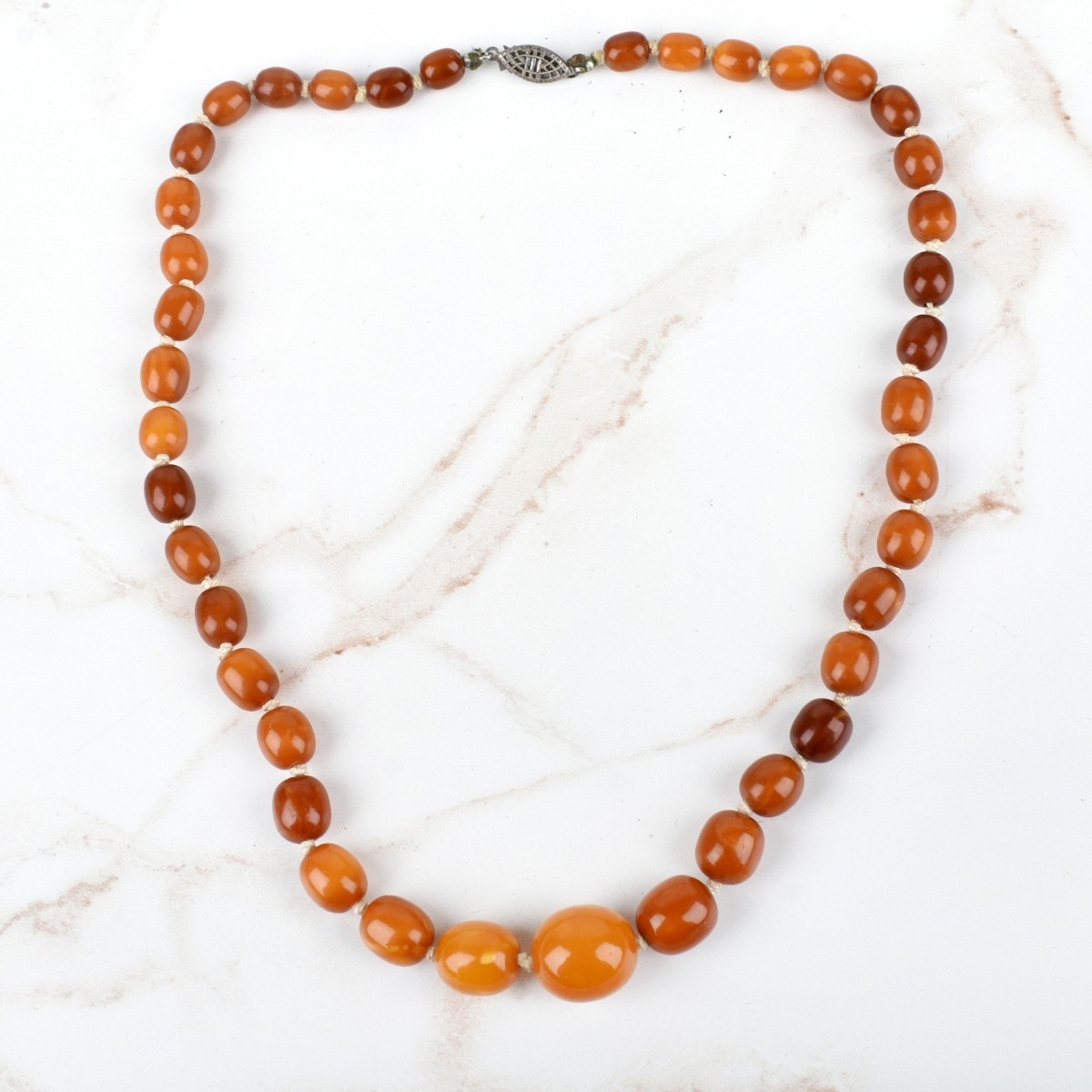 Amber Bead Necklace