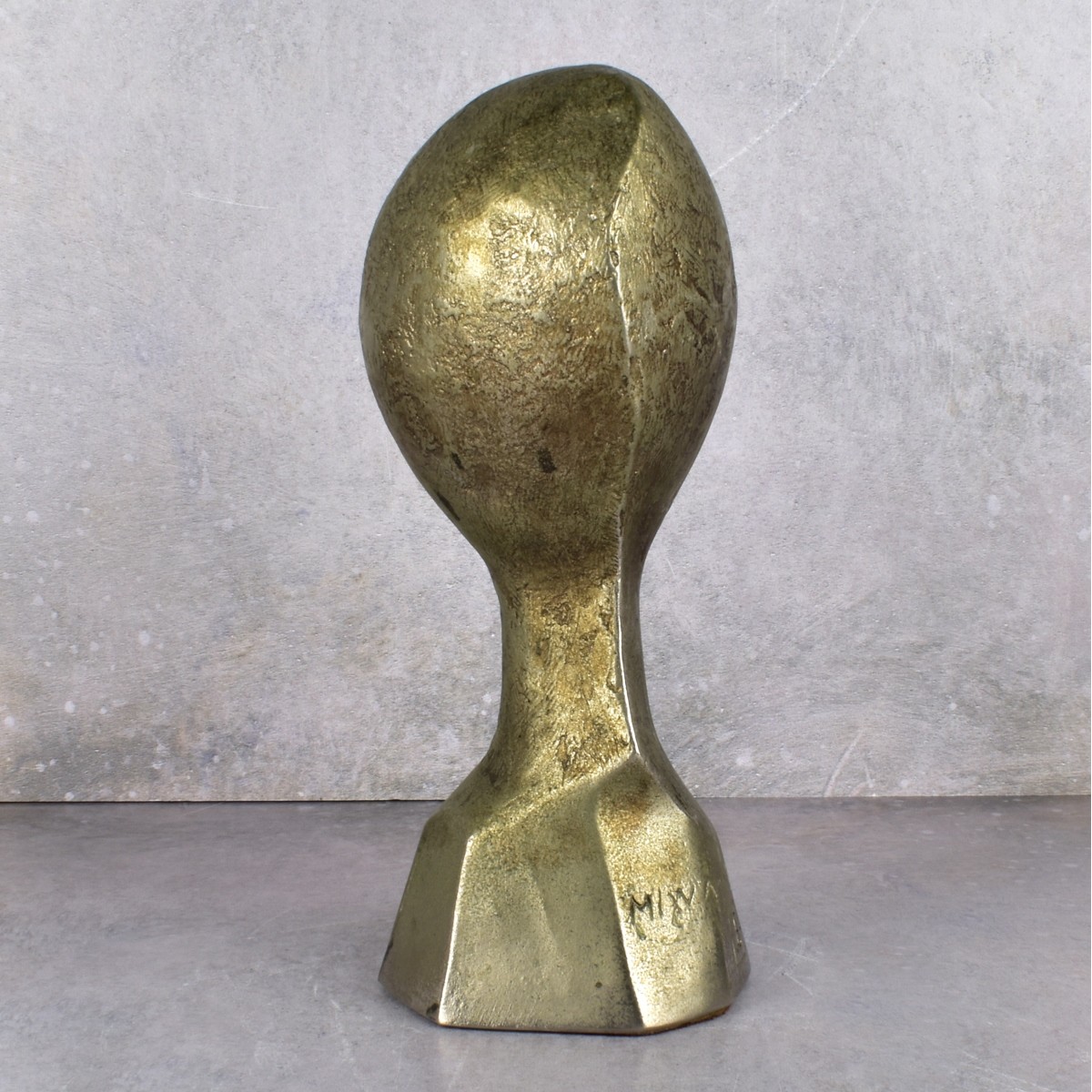 Mid-century Modern Andre Minaux Heavy Alien Bust