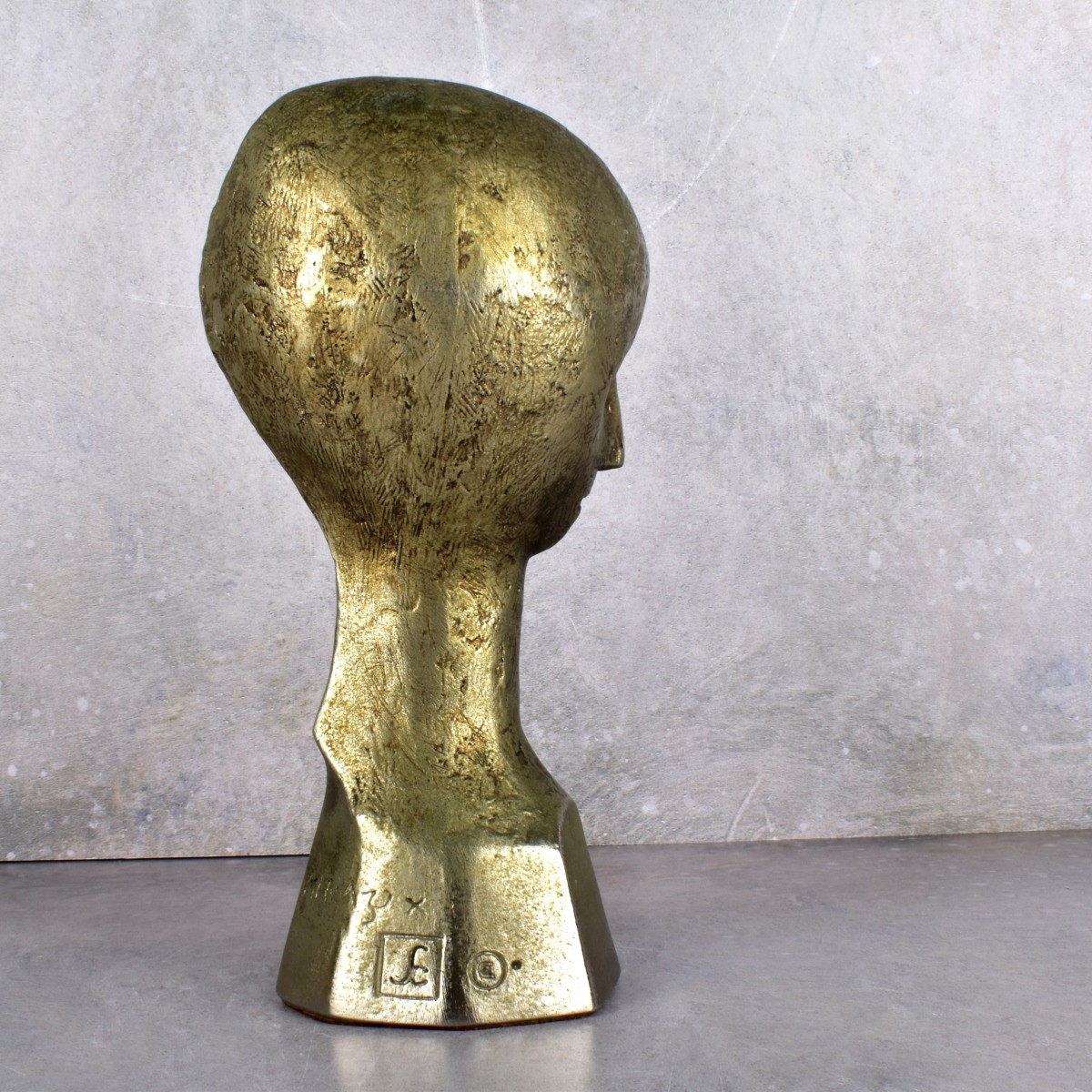 Mid-century Modern Andre Minaux Heavy Alien Bust