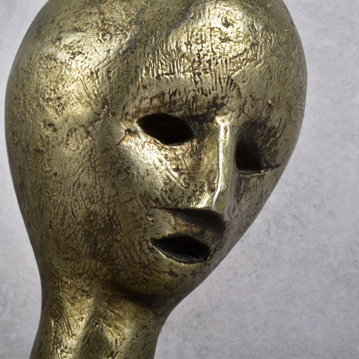 Mid-century Modern Andre Minaux Heavy Alien Bust