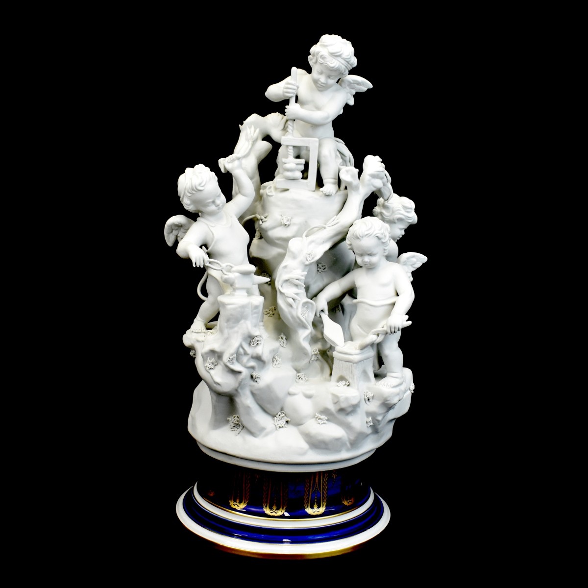 Sevres Bisque Figurative Group