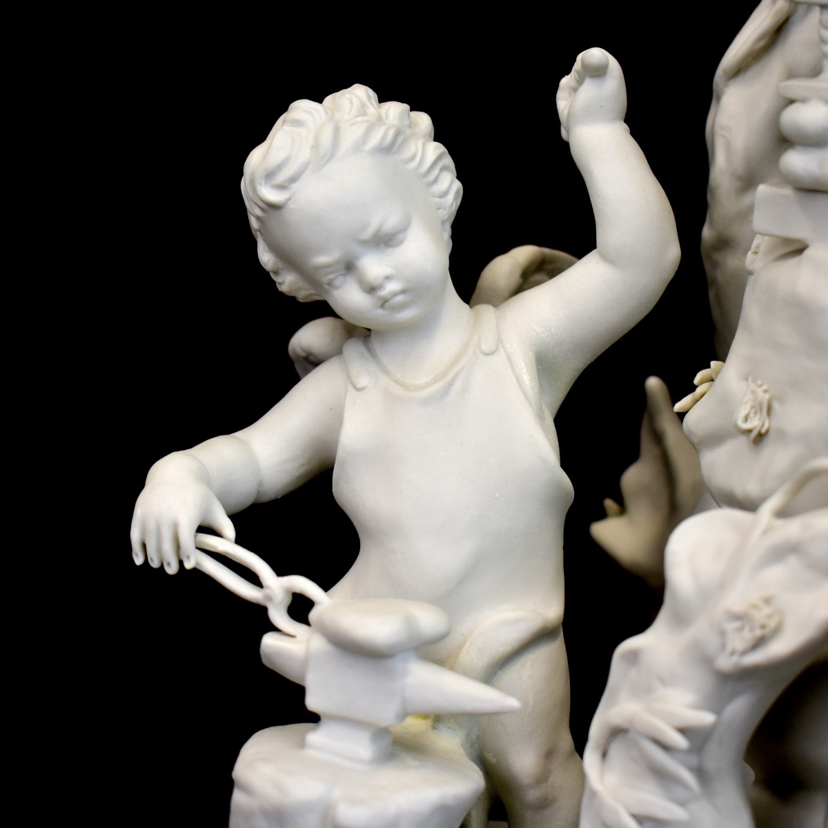 Sevres Bisque Figurative Group