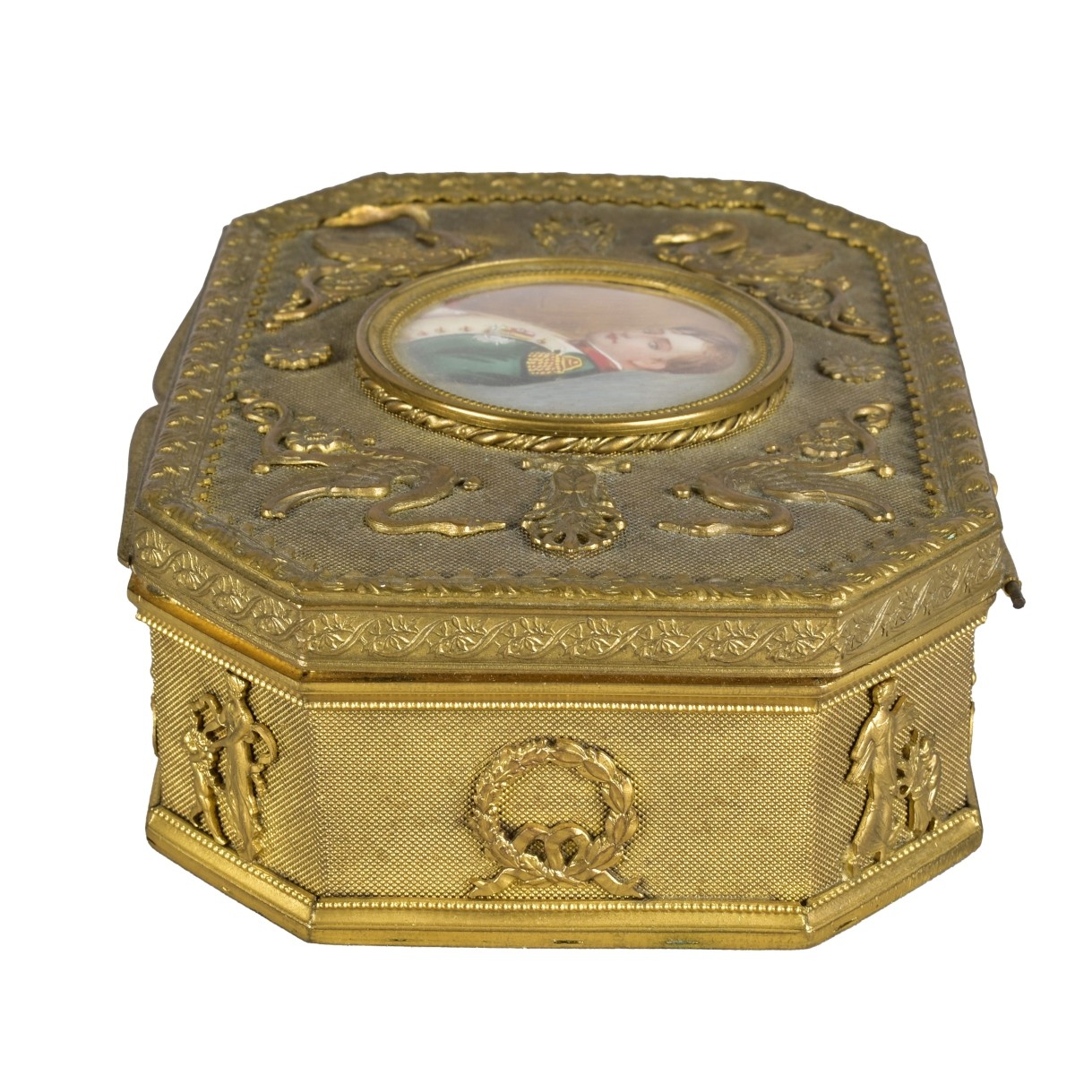 Antique French Empire Style Bonze Box