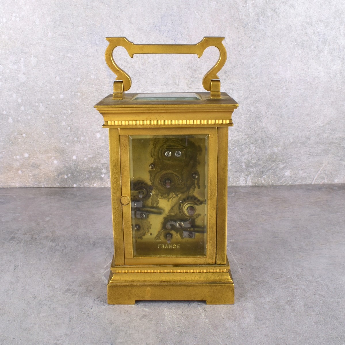 Antique Gilded Carriage Clock for Tiffany & CO.