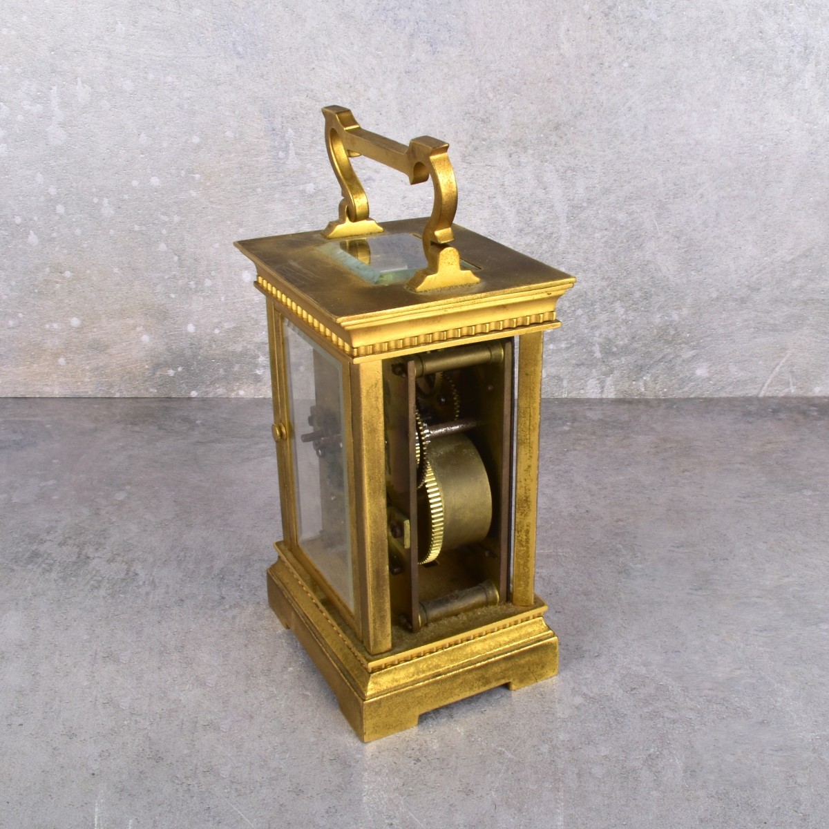 Antique Gilded Carriage Clock for Tiffany & CO.