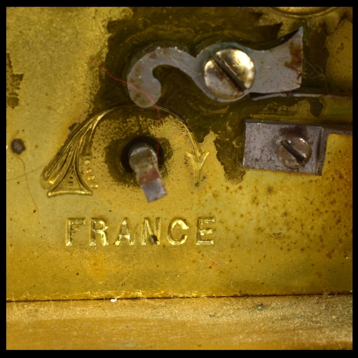 Antique Gilded Carriage Clock for Tiffany & CO.