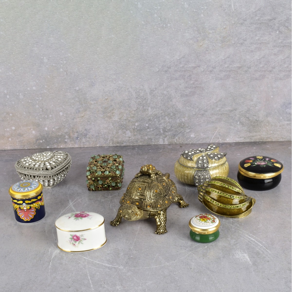 Collection of Modern Trinket Boxes