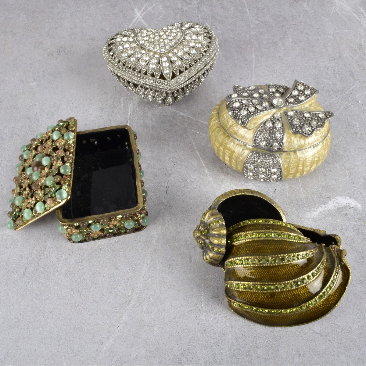 Collection of Modern Trinket Boxes