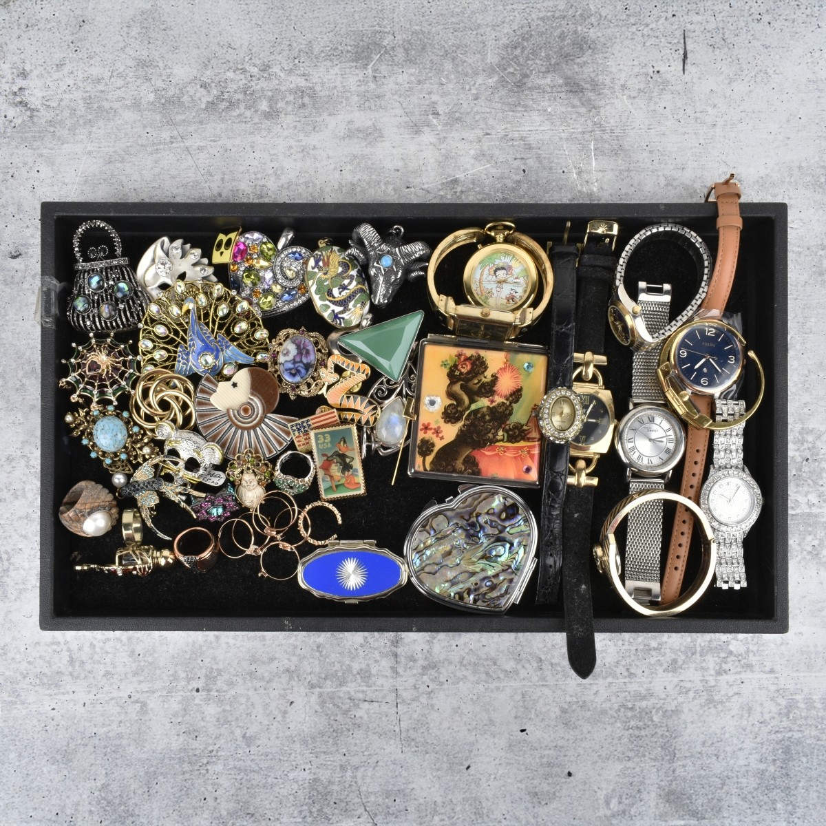 Collection of Fashion Jewelry & Watches