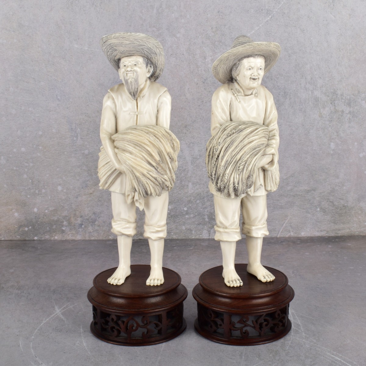 19/20th Century Pair of Asian Sculptures
