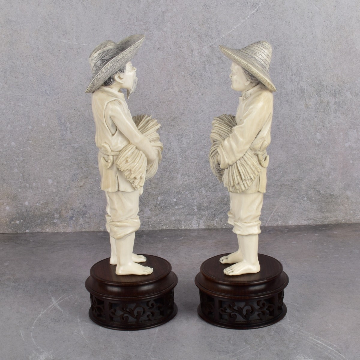 19/20th Century Pair of Asian Sculptures