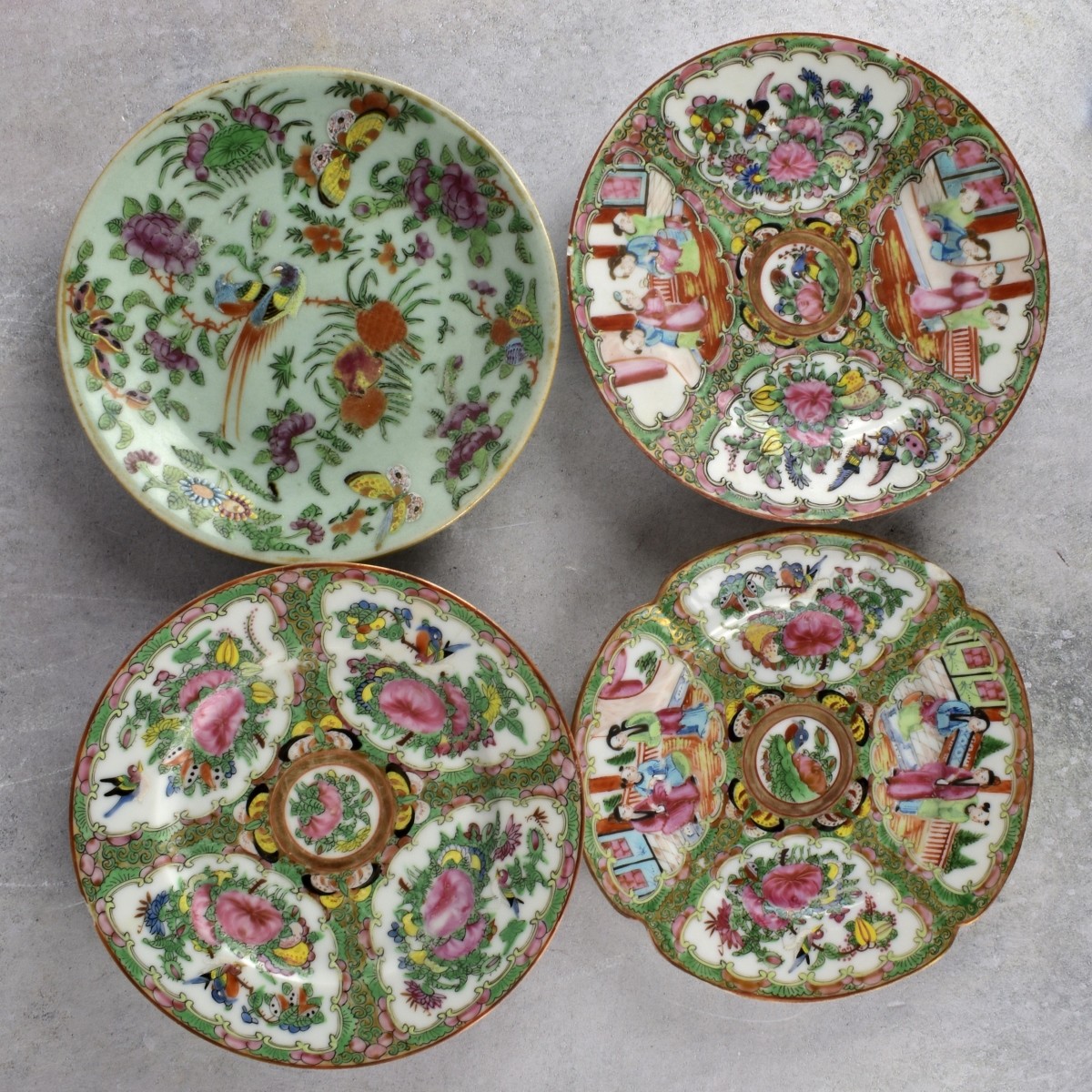Collection of Chinese Rose Medallion Porcelain