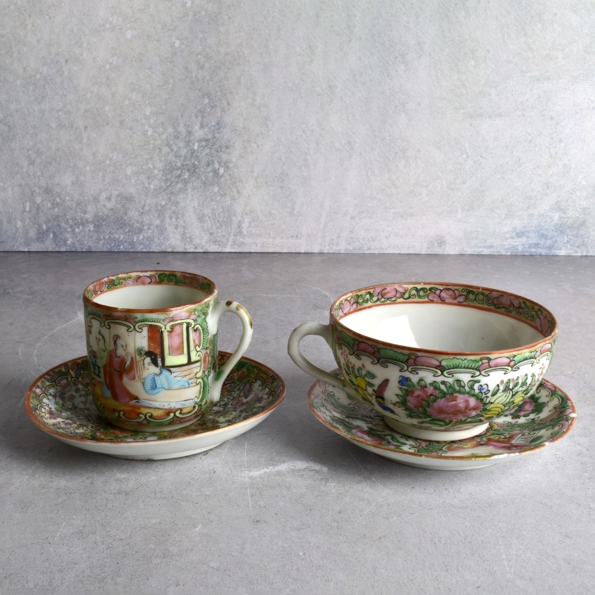 Collection of Chinese Rose Medallion Porcelain
