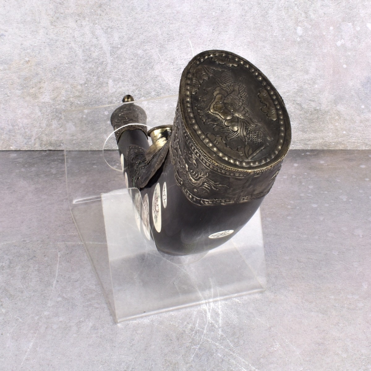 Vintage Chinese Opium Pipe Horn