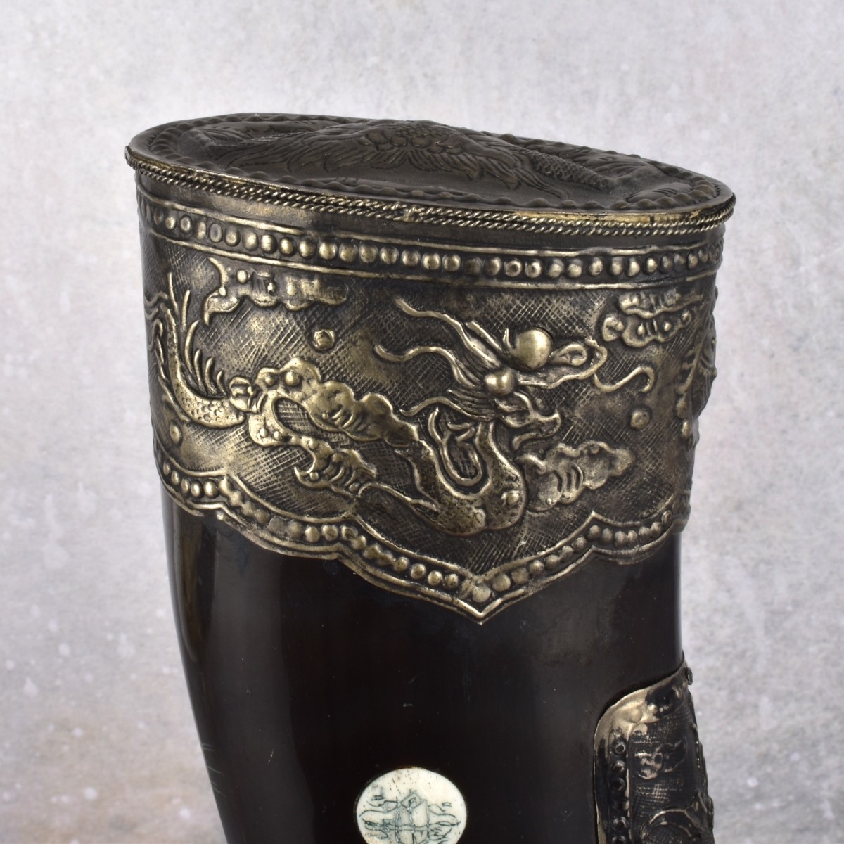 Vintage Chinese Opium Pipe Horn