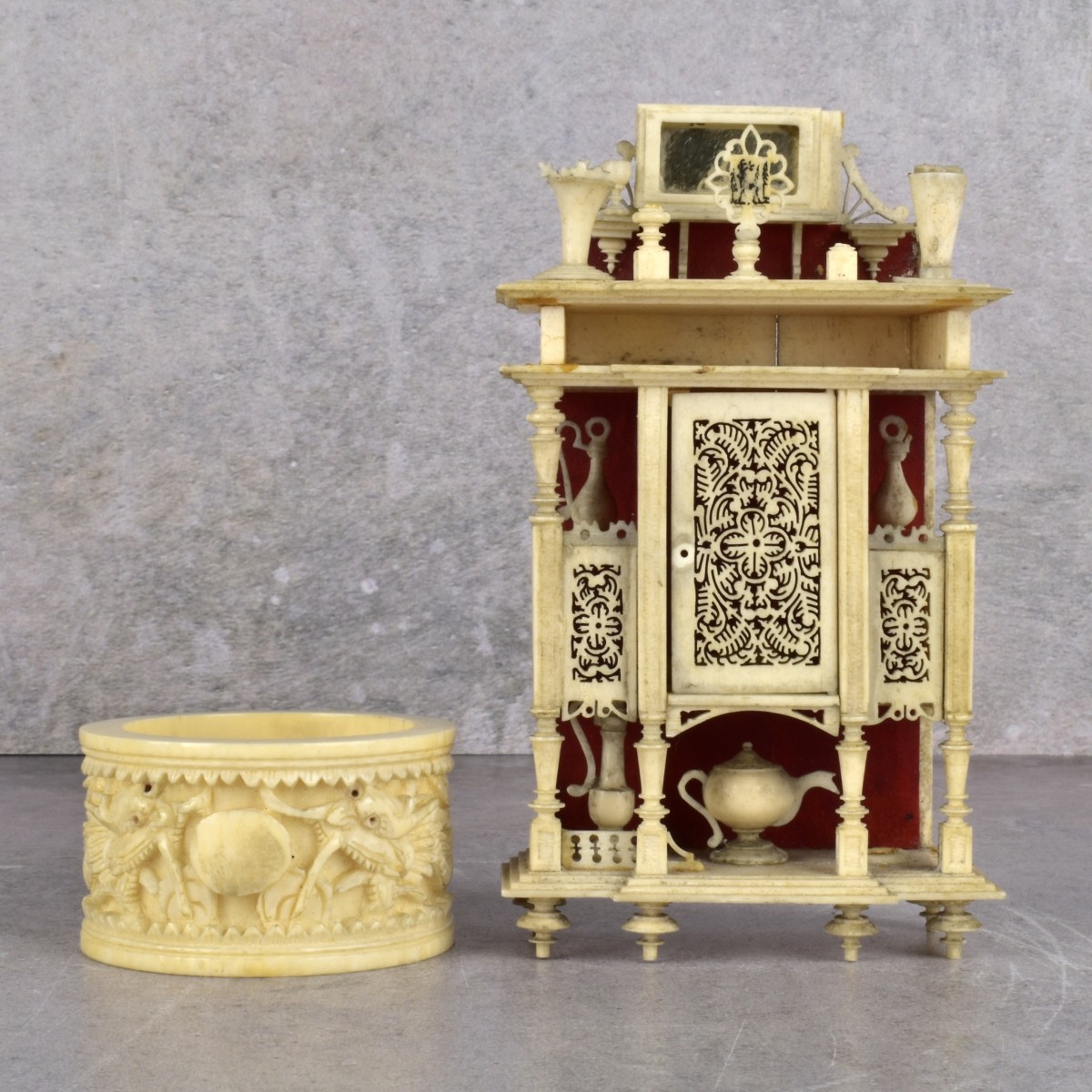 Collection of Antique Asian Carved Pieces