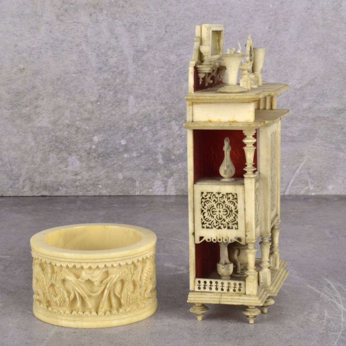Collection of Antique Asian Carved Pieces