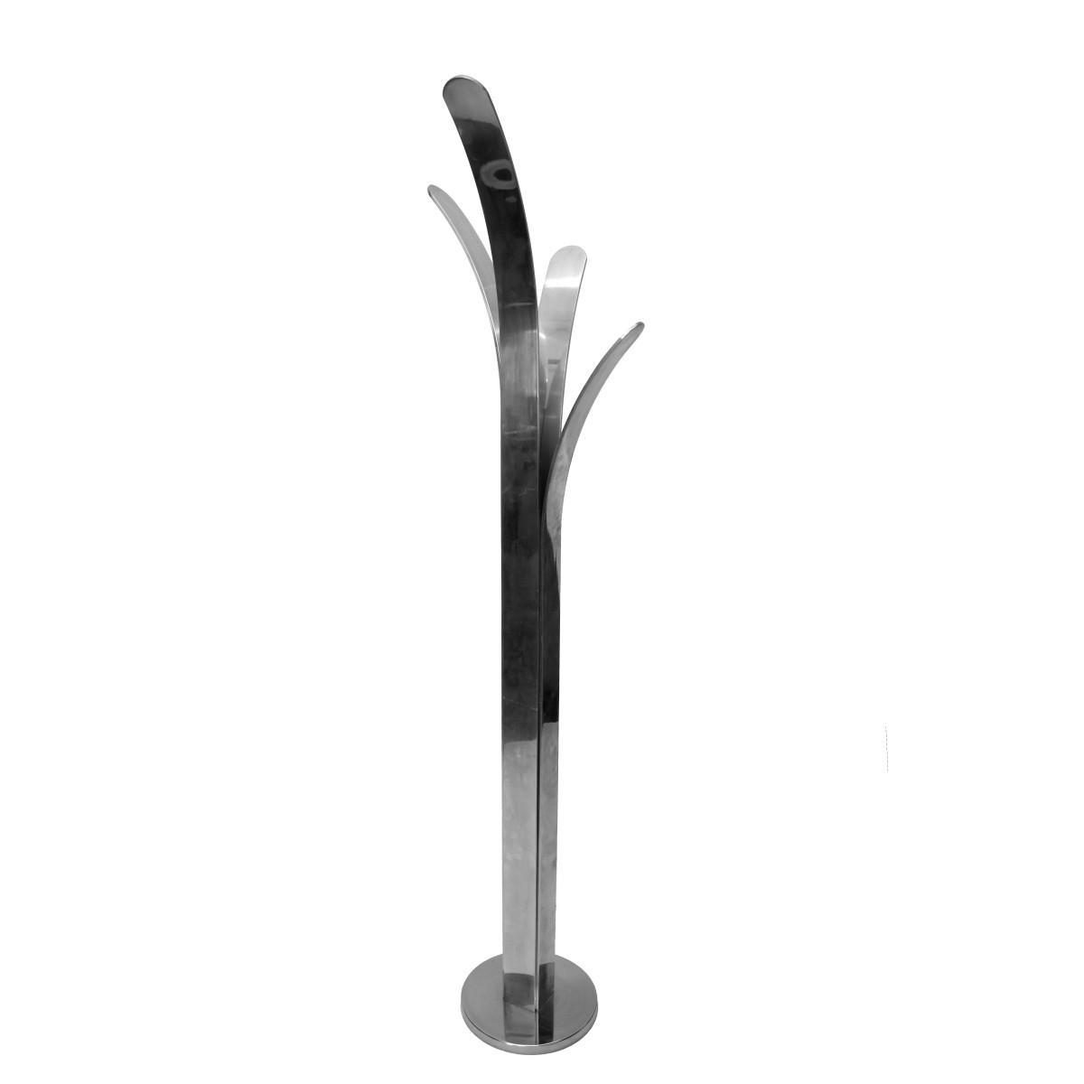 Retro 1970 Polished Chrome Coat/Hat Rack
