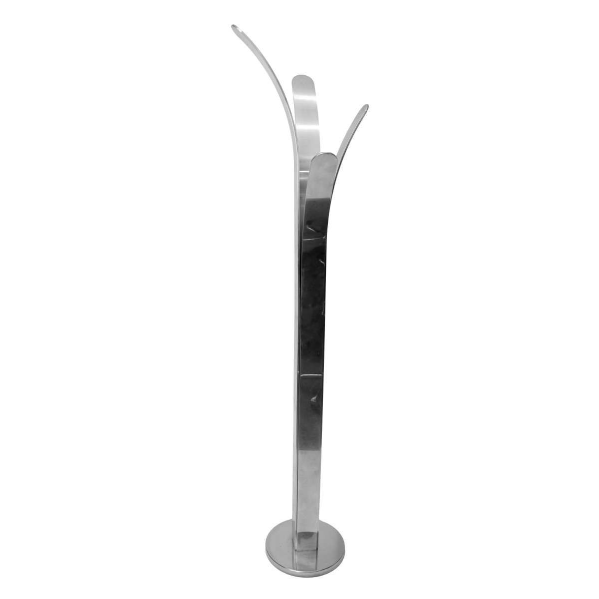 Retro 1970 Polished Chrome Coat/Hat Rack