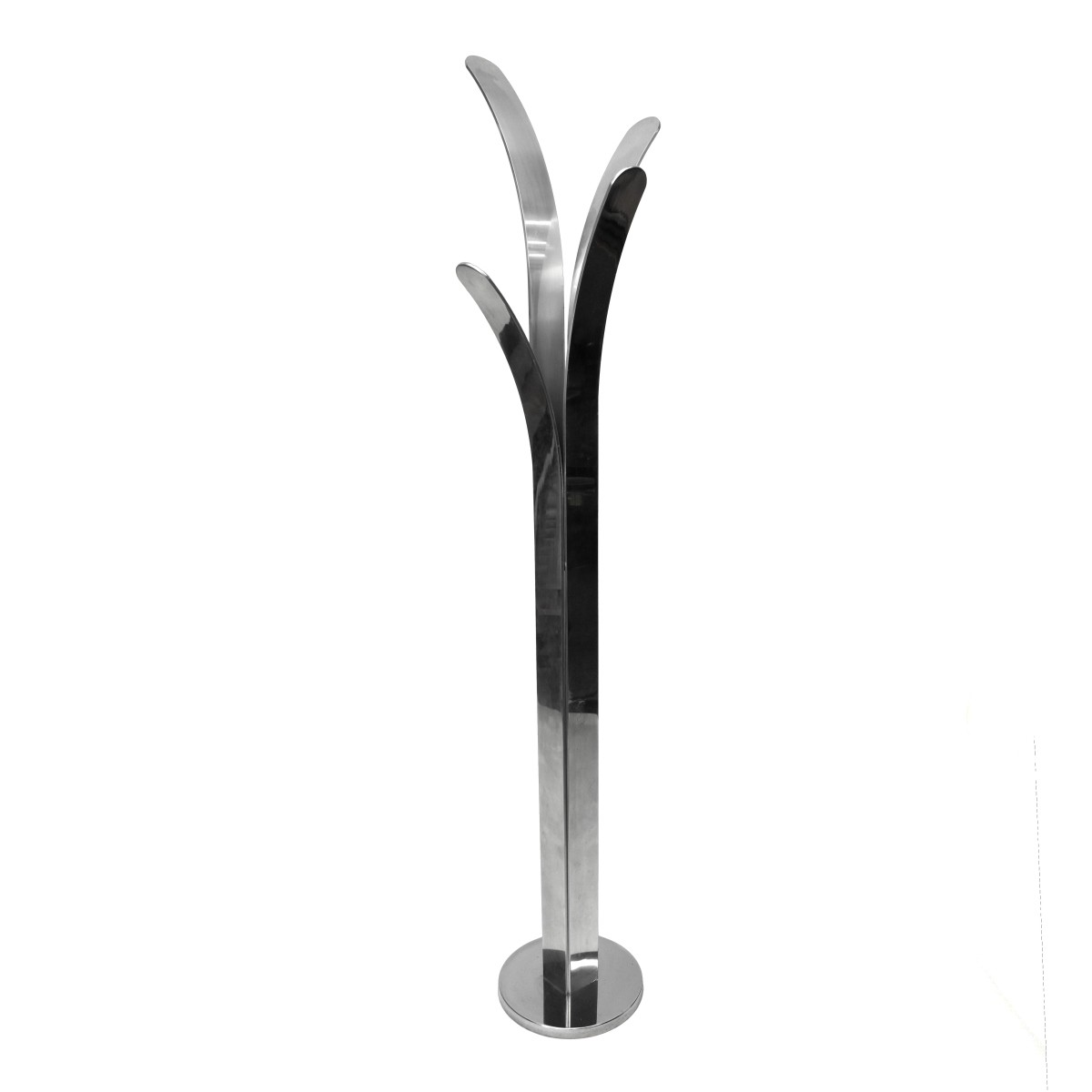 Retro 1970 Polished Chrome Coat/Hat Rack