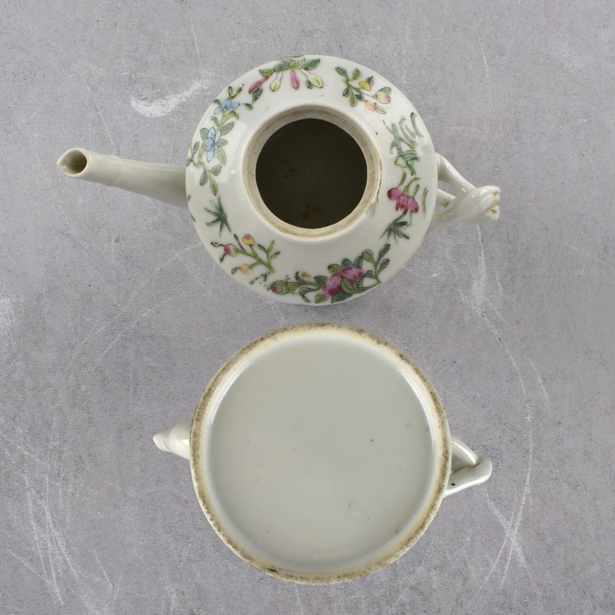 19th Century Chinese Famille Rose Teapot