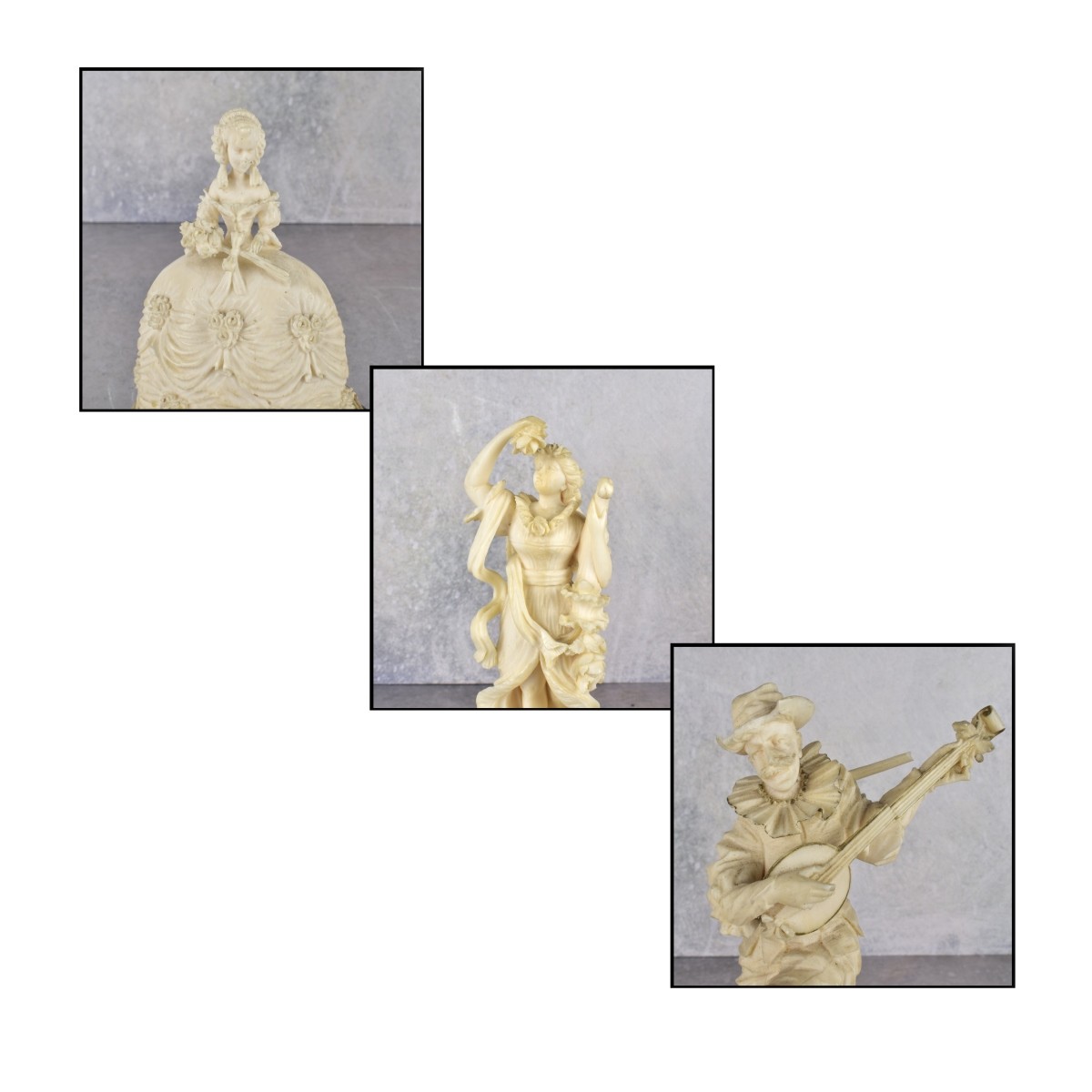 18/19th Century Finely Carved Figurines