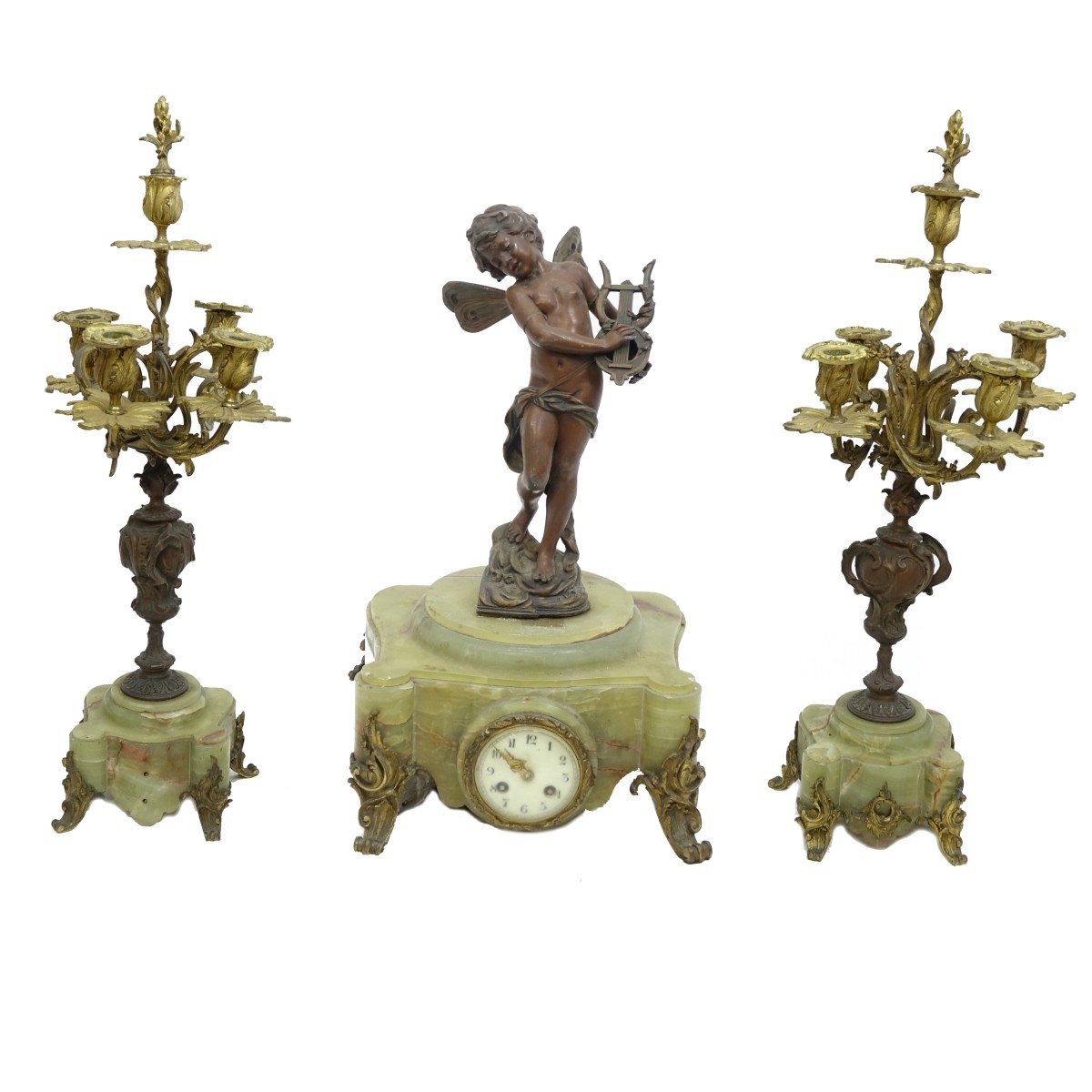Antique French Garniture Set