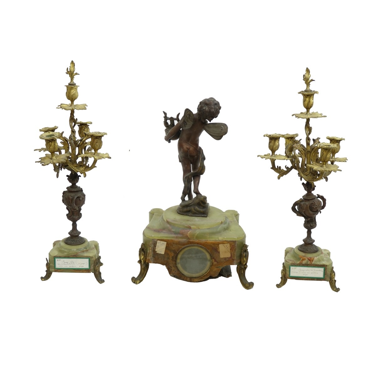 Antique French Garniture Set