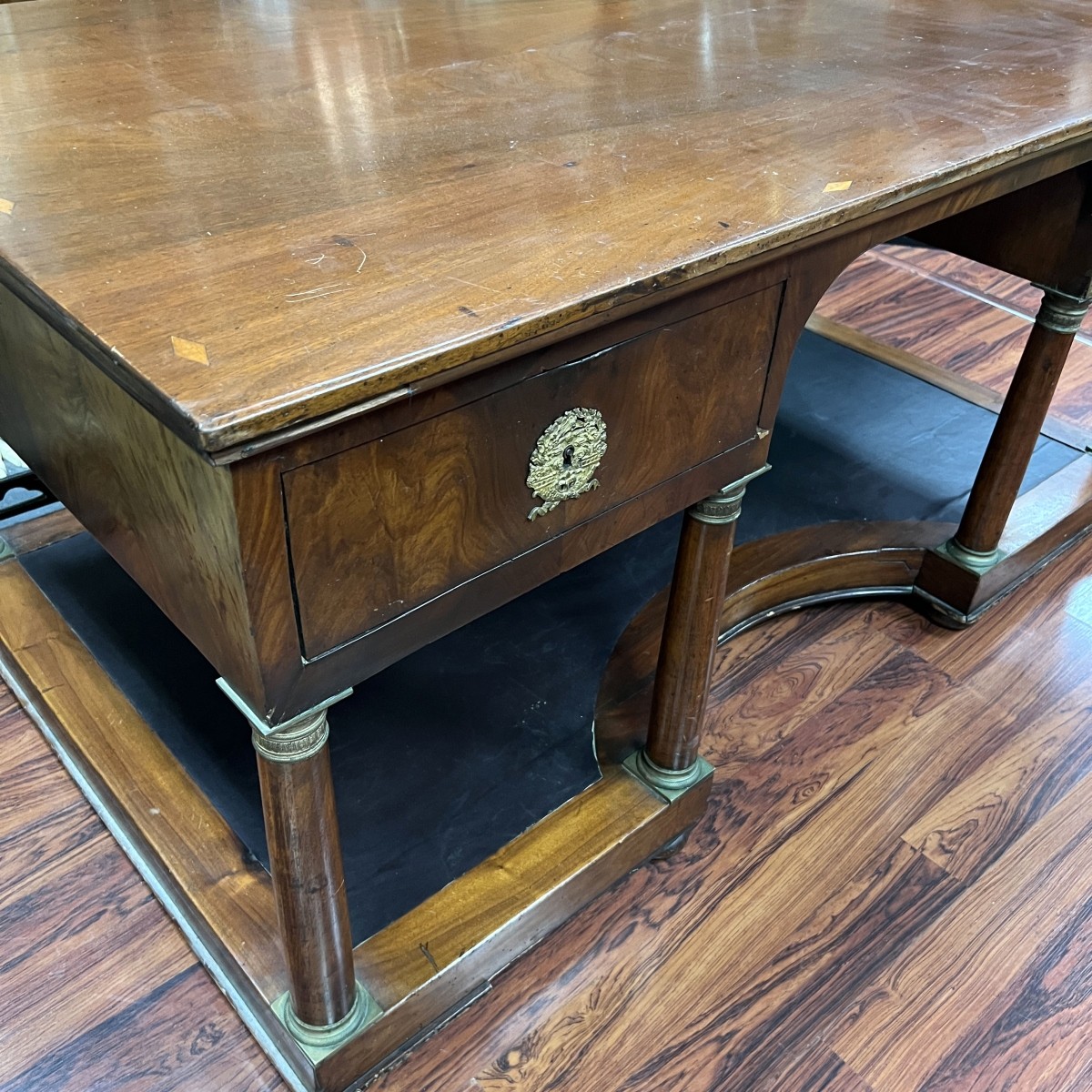 Circa 1820s French Empire Partner's Desk